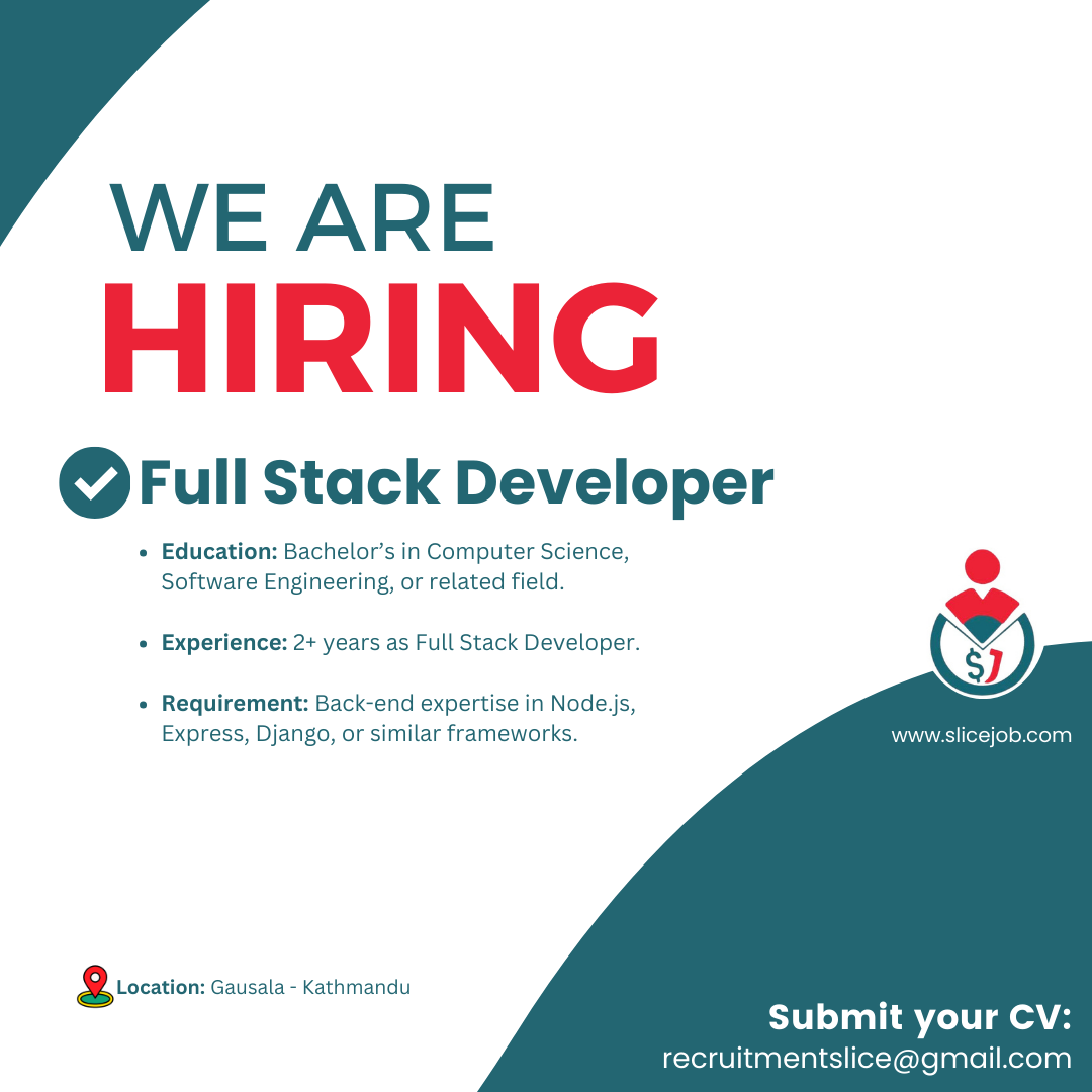 Stack Testing Jobs Full Stack Developer :: Slicejob